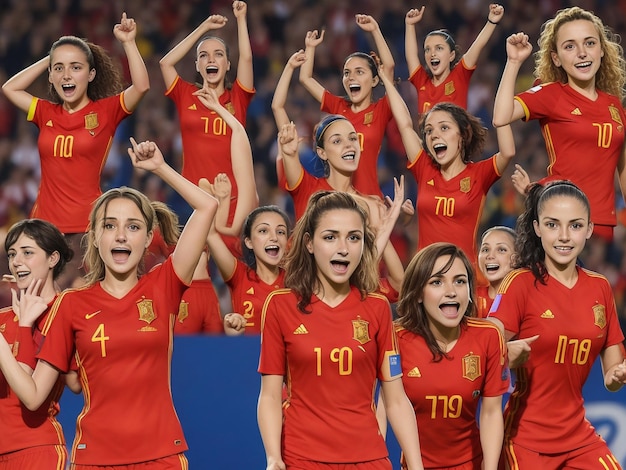 Victoria de la selección española de fútbol femenino