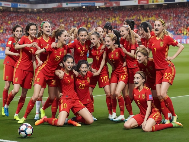 Victoria de la selección española de fútbol femenino