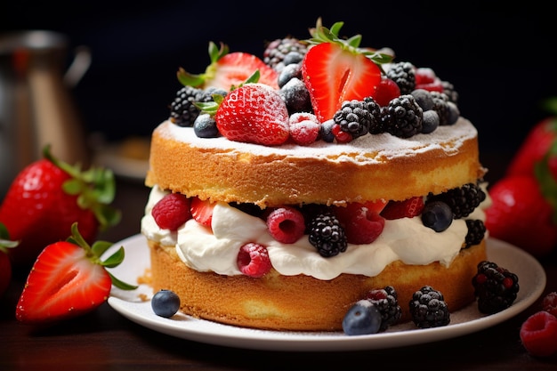 Victoria Sponge es una delicia de primer plano.