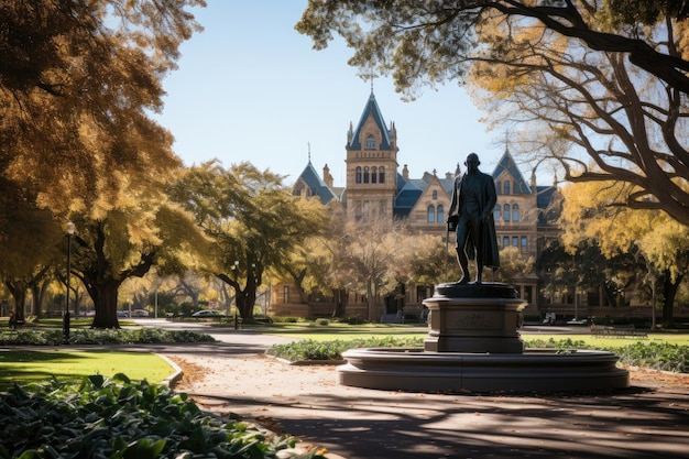 Victoria Square em Adelaide beleza urbana e natureza generativa IA