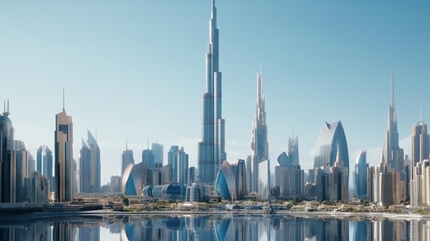 La vida de Dubai y el Burj Khalifa en 8K HD