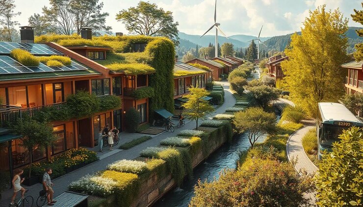 Vida en el eco-pueblo