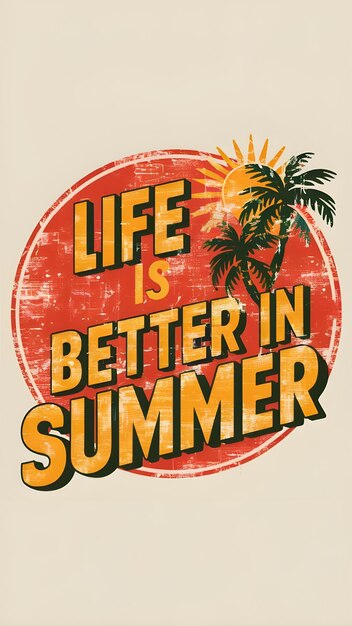 La vida es mejor en verano.
