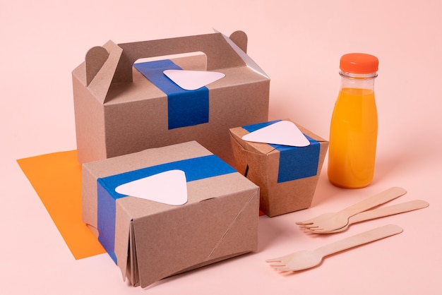 Vida muerta de la entrega de alimentos