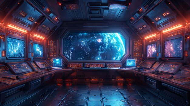 Video Game39s Digital CG Artwork Concept Illustration Realistic Cartoon Style Scene Design para Space Rangers no Espaço em Estilo Fantástico, Realista e Futurista