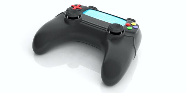 Videospielkonsolen-Controller 3D-Darstellung