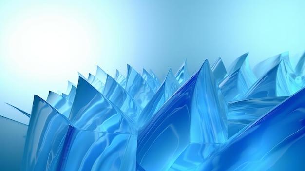 Vidrio abstracto azul claro gran diseño para cualquier propósito Luz azul neón Textura moderna brillante Estilo futurista Concepto mínimo Fondo borroso Diseño de línea de movimiento