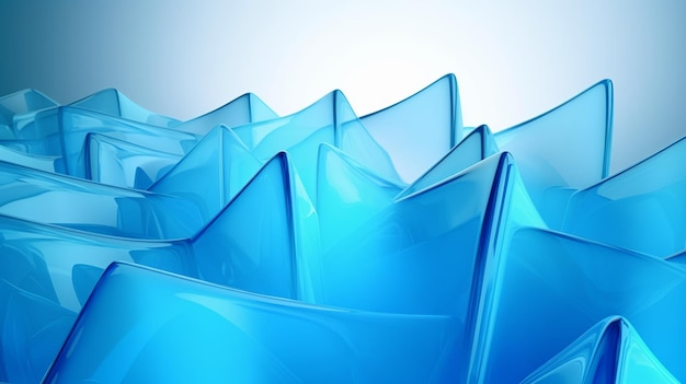 Vidro abstrato azul claro ótimo design para qualquer finalidade Luz azul neon Textura moderna brilhante Estilo futurista Conceito mínimo Fundo desfocado Design de linha de movimento