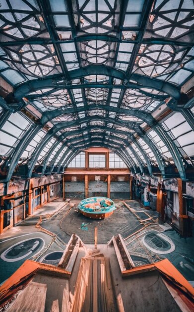 Vieja cirugía en un hospital abandonado