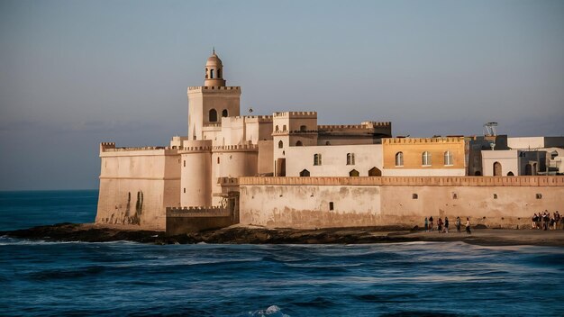 Vieja fortaleza en Essaouira, Marruecos