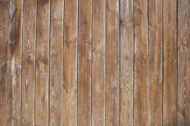 Vieja pared de madera en mal estado hecha de tablas en pantalla completa