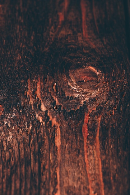 Vieja superficie de madera oscura