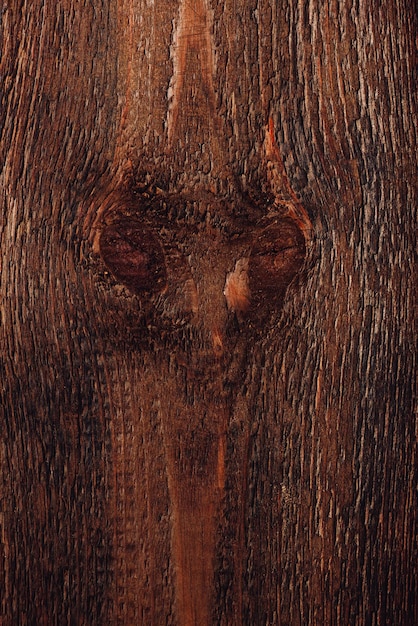 Vieja superficie de madera oscura
