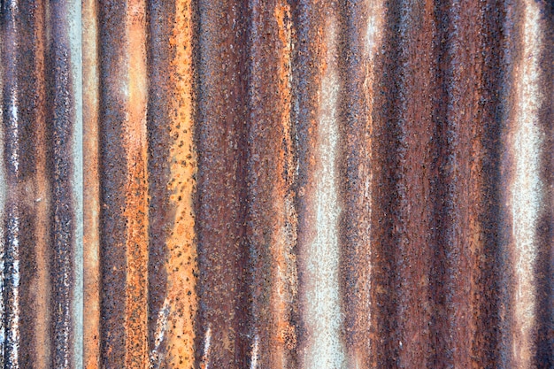 Foto vieja superficie de la pared de zinc fondo de zinc casa de la cerca.