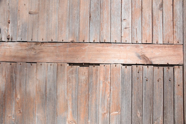 Vieja textura de madera en mal estado en pantalla completa Pared de madera