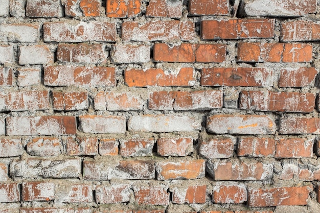 Vieja textura de pared de ladrillo. fondo grunge