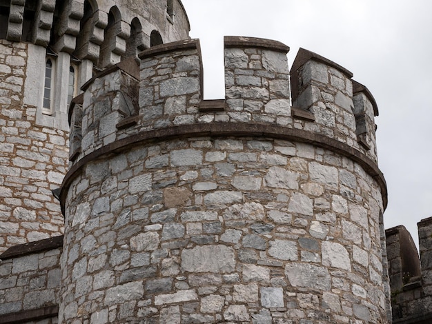 Foto vieja torre del castillo celta castillo de blackrock en irlanda fortaleza del observatorio de blackrock