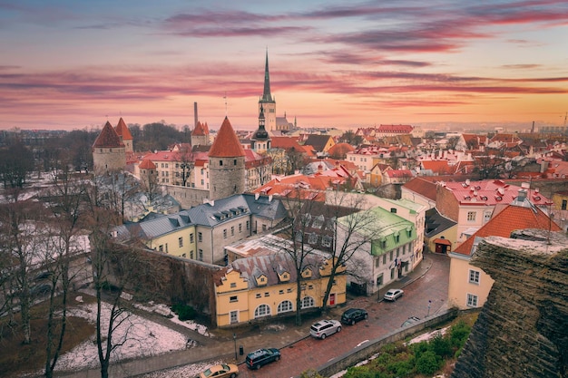 Viejas calles medievales de Tallin