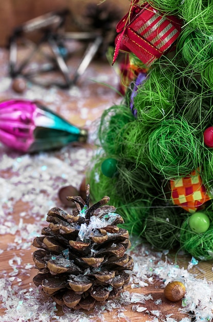 Viejas decoraciones navideñas