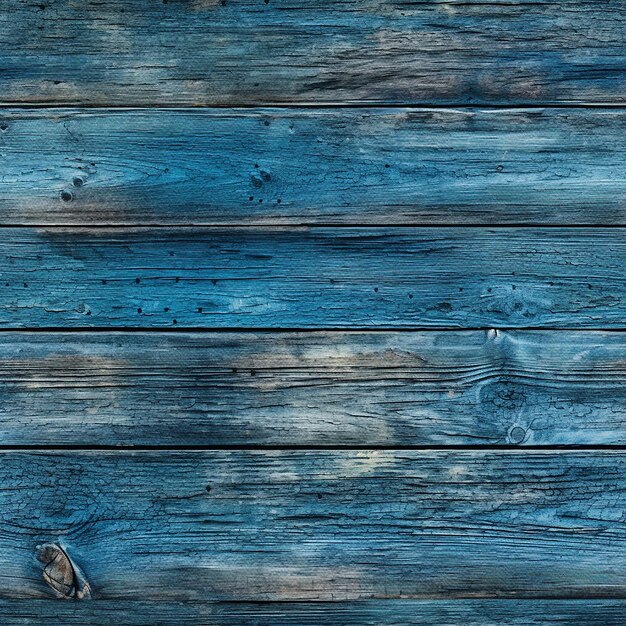 Foto las viejas tablas de madera azules de fondo sin costura