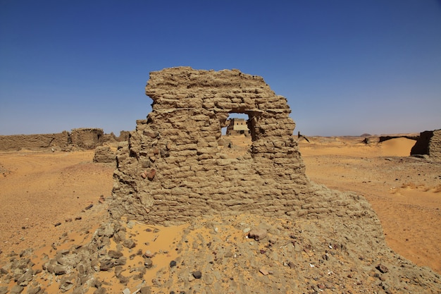 Viejo Dongola en Sudán, África