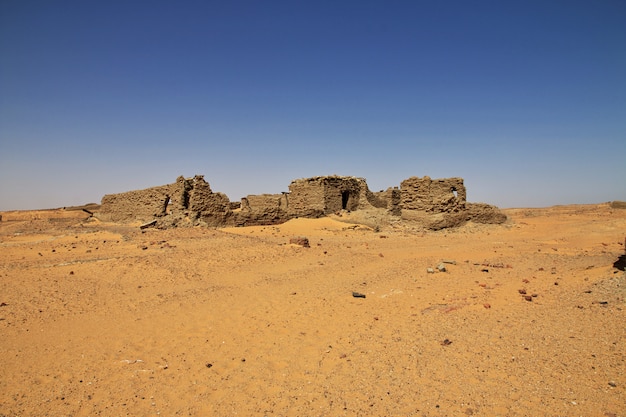 Viejo Dongola en Sudán, África