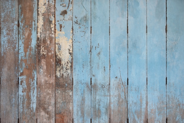 Viejo fondo de madera azul rústico. tablones de madera