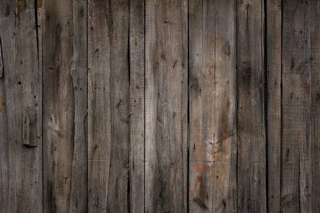 Viejo fondo de madera marrón. Textura de tablero de madera