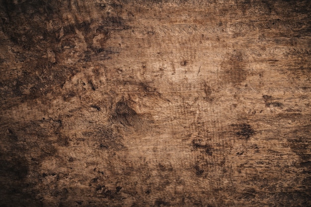 Viejo fondo de madera textured oscuro del grunge, la superficie de la vieja textura de madera marrón
