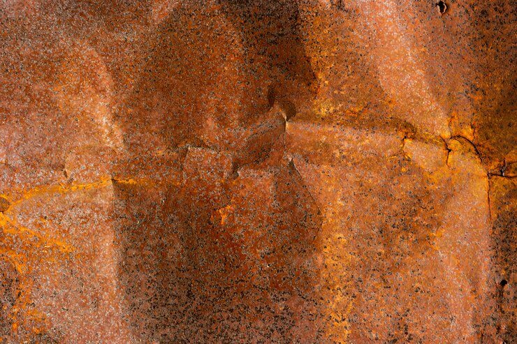 Foto viejo fondo oxidado oscuro de la textura del metal.