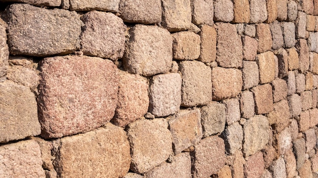 Viejo fondo de la pared de piedra