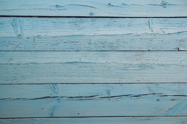 Viejo fondo sucio de tablones de madera en color azul