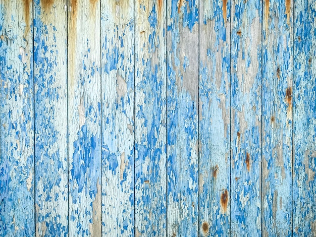 Viejo fondo de textura de madera azul. Fondo de madera rústico sucio