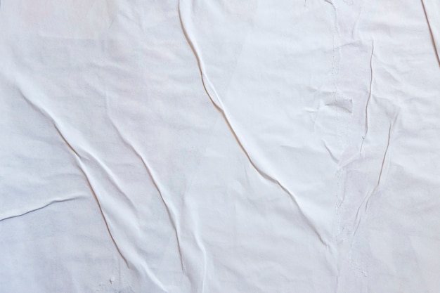 Viejo grunge blanco roto carteles de collage rasgado arrugado fondo de textura de cartel de papel arrugado