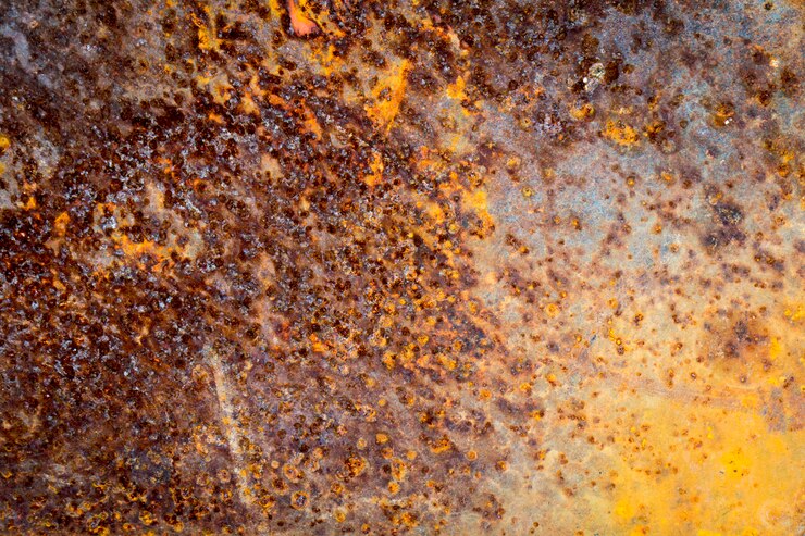 Foto viejo grunge de zinc oxidado
