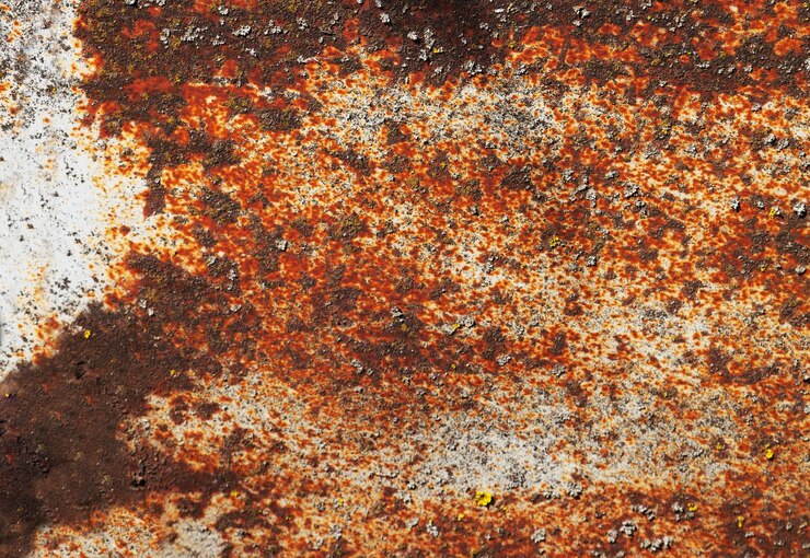 Foto viejo metal hierro óxido marrón fondo y textura