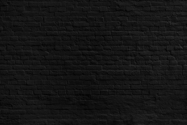 Viejo muro de ladrillo negro