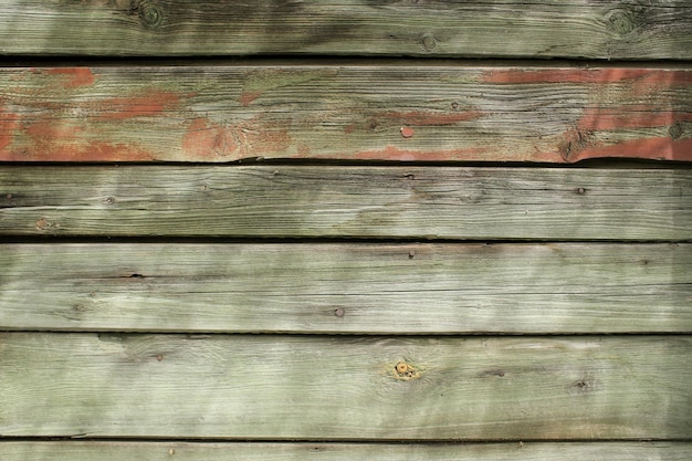 Viejo muro de madera en mal estado en pantalla completa Pared de luz y color