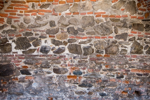 Viejo muro de piedra textura