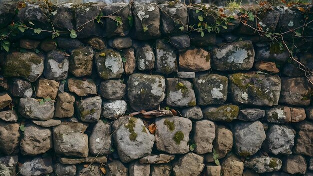 Viejo muro de piedra