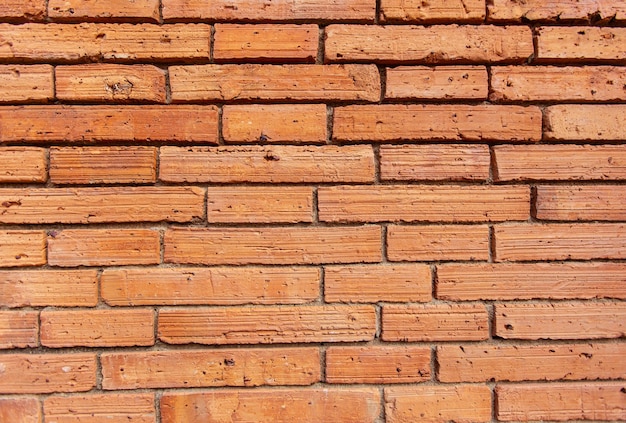 Foto viejo patrón de pared de ladrillo rojo para el fondo