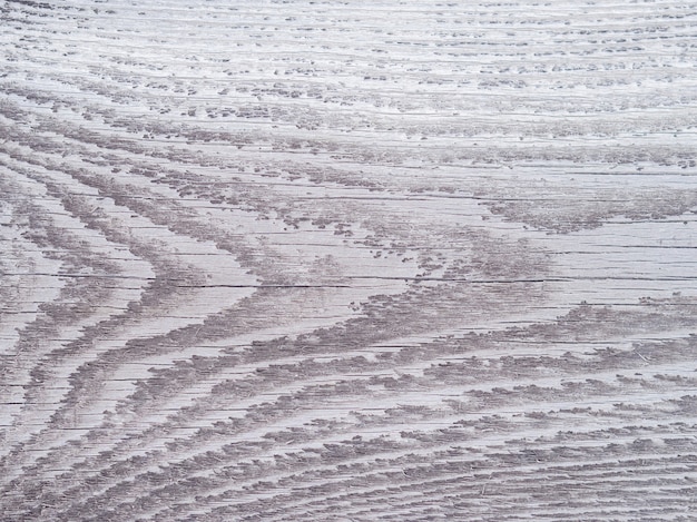 Viejo tablero de madera gris pintado con pintura clara. Textura de pared de fondo abstracto. Tableros horizontales ligeros de madera vintage. Vista frontal con espacio de copia.
