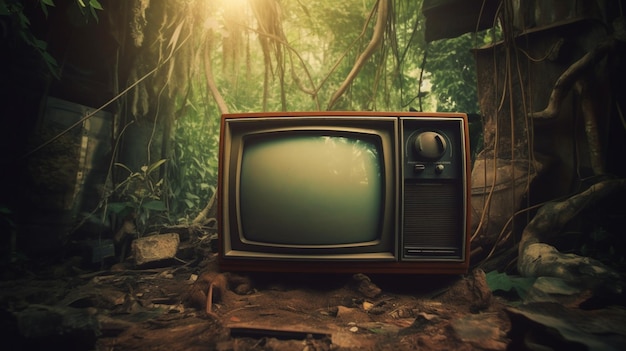 viejo televisor