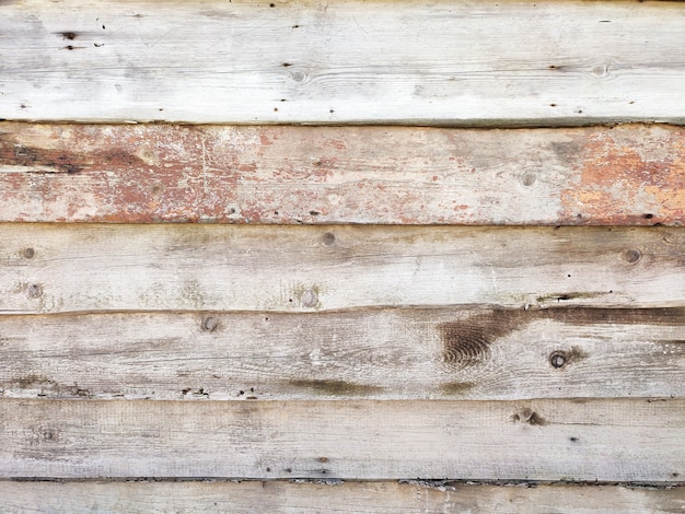 Viejos barriles de madera desgastada, tablones o valla con textura de superficie