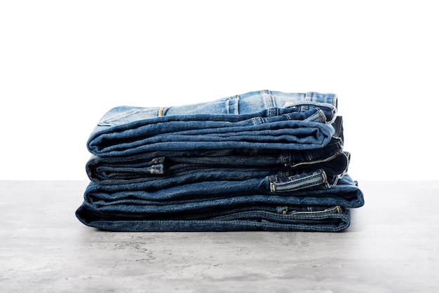 Foto viele blaue jeans