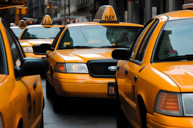 Viele New Yorker Taxis