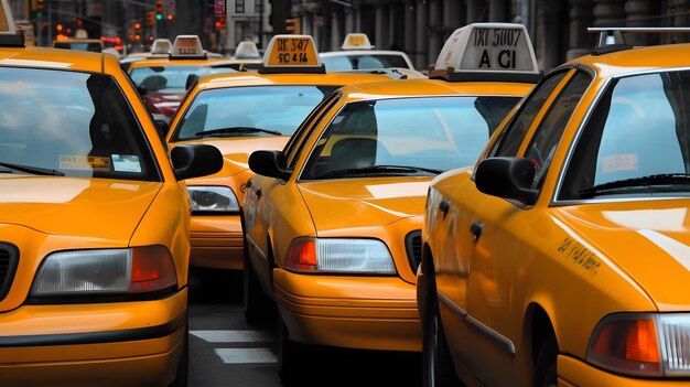 Viele New Yorker Taxis