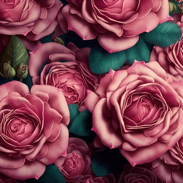 Viele rosa und rote Rosen auf weißem Hintergrund Valentinstag Liebe oder Hochzeitskarte Banner Hintergrund