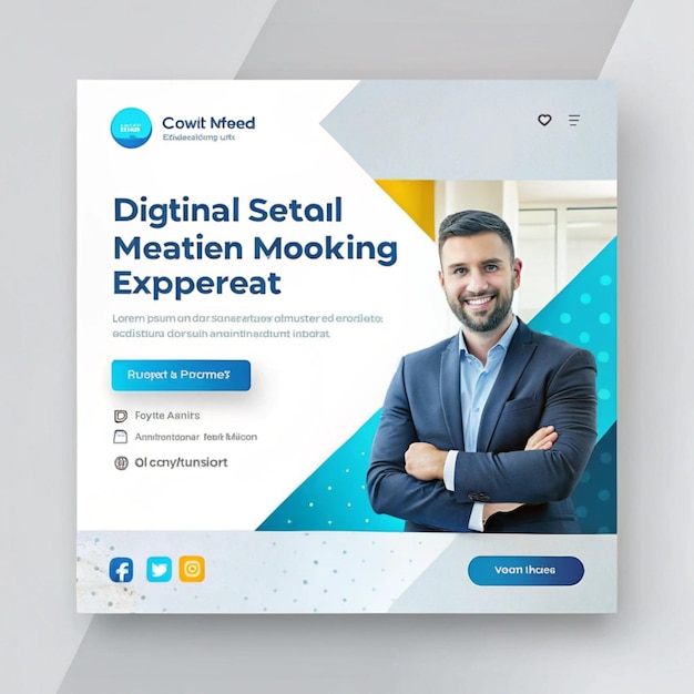 Vielseitige Vorlagen für digitales Marketing, Reisen und Möbelverkäufe Ideal für Social-Media-Posts