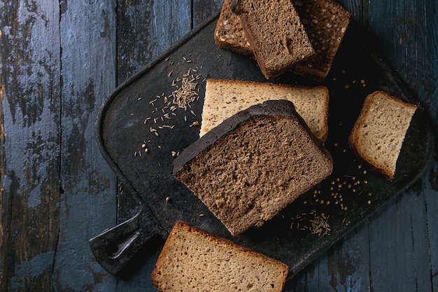 Vielzahl von Roggenbrot